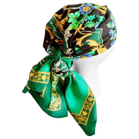 gianni versace silk scarf.